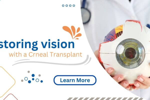 Restoring vision using a corneal transplant