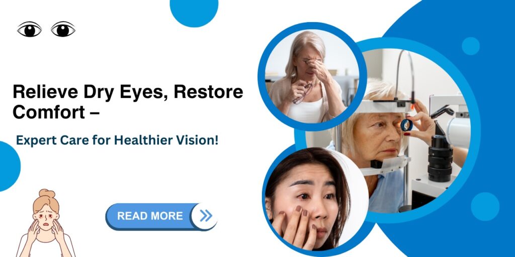 Dry Eye Syndrome causes, symptoms, and treatments infographic