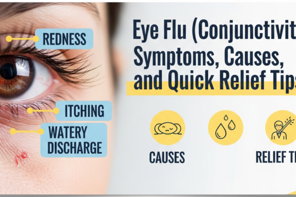 Eye Flu (Conjunctivitis): Symptoms, Causes, and Quick Relief Tips Eye flu symptoms