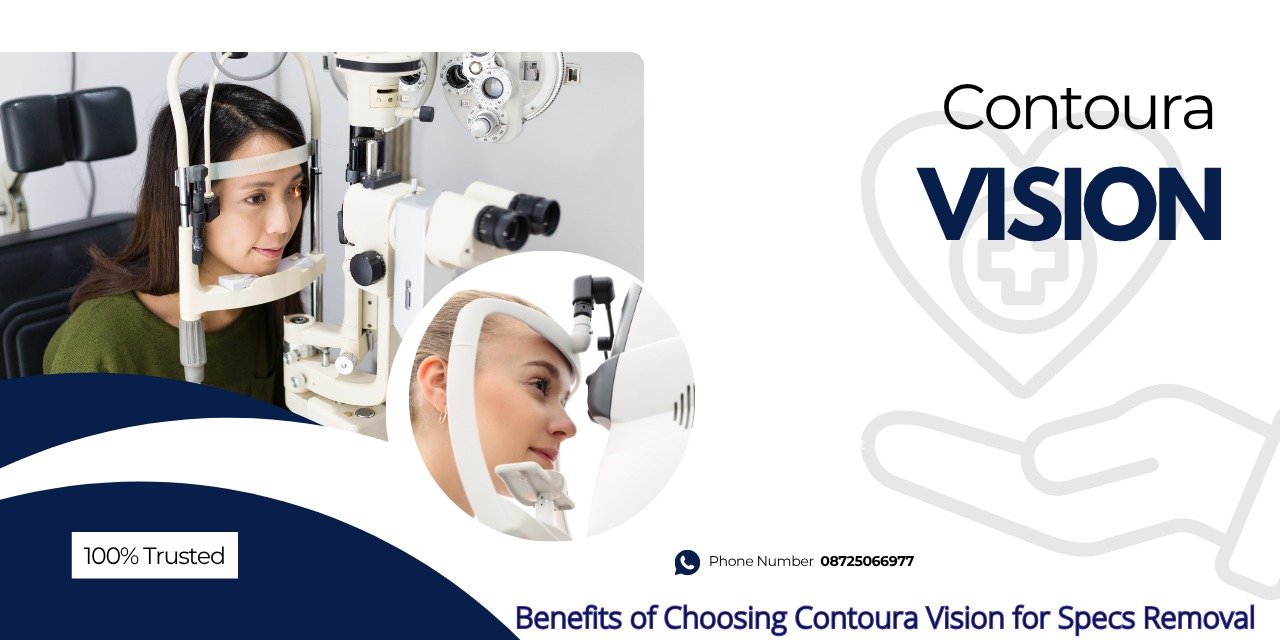 Doctor performing Contoura Vision surgery – India’s most precise specs removal treatment
